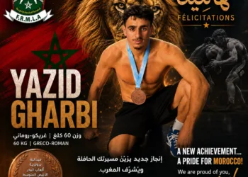 يزيد غربي يحرز البرونزية للمغرب في المصارعة اليونانية الرومانية بألعاب البحر الأبيض المتوسط